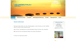 Desktop Screenshot of heilerzentrum-dahm.de